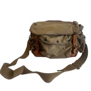 The Superior Label Canvas Satchel Messenger Fisherman Bag RARE Utility Style